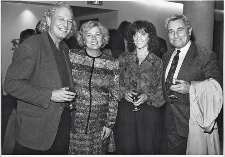 Marisa and Virginio with Maggie Daley, first lady of the City of Chicago; and Giorgio Pietrangeli, engineer