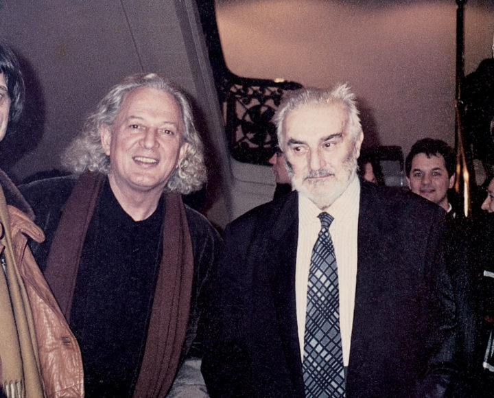 Ferrari with Franco Donatoni, composer