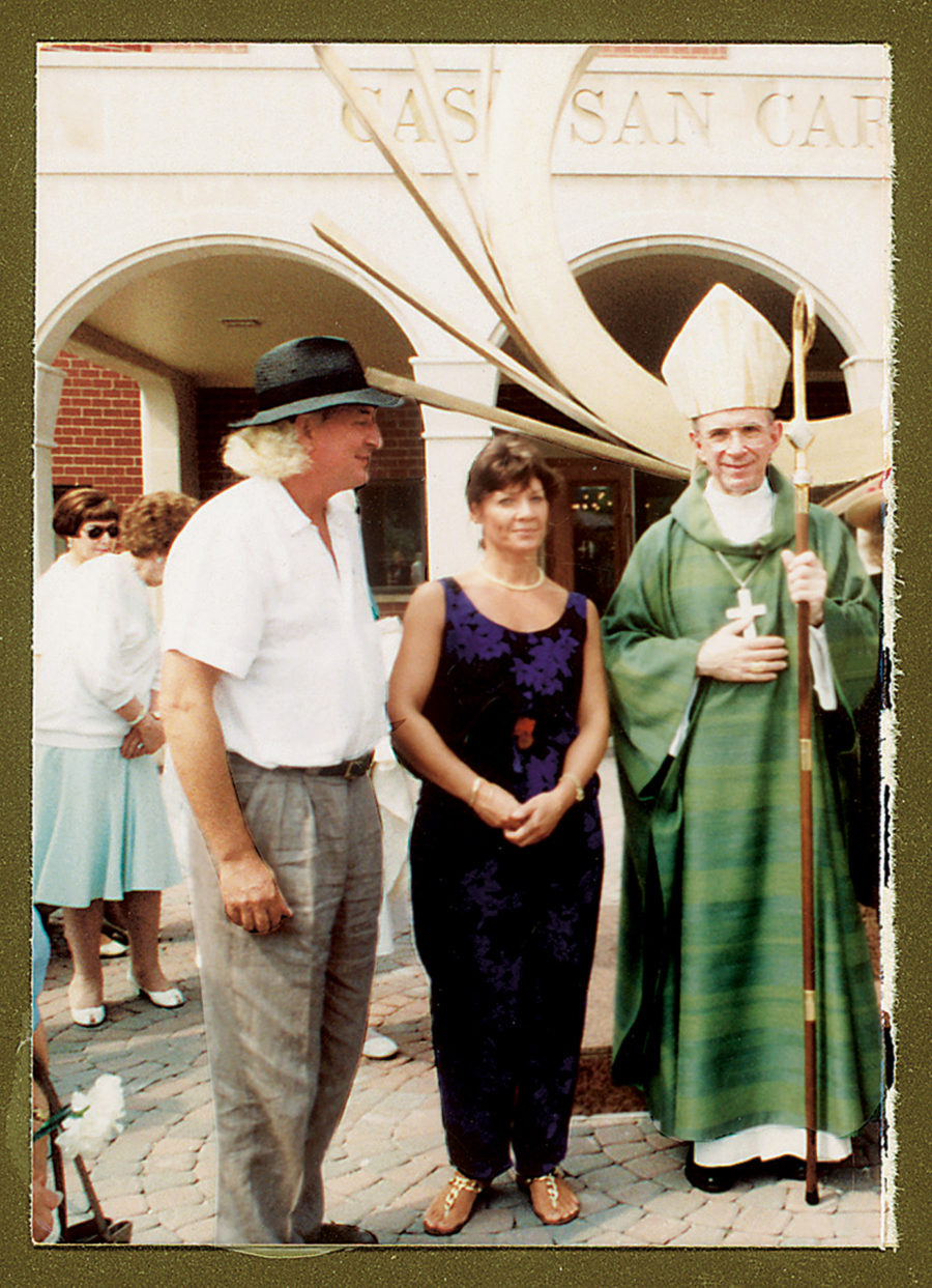Virginio and Marisa with Joseph Cardinal Bernardin, Archbishop of Chicago