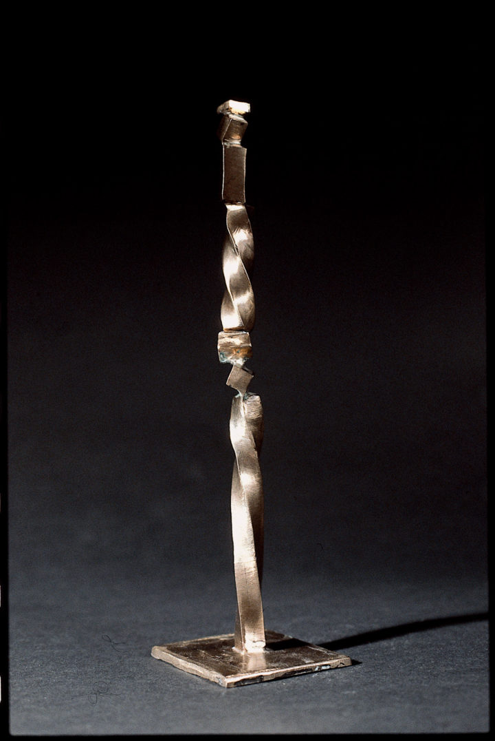 Bronzetto VIII, 1989, bronze, 23 x 8 x 8 cm. Collection of the artist. 