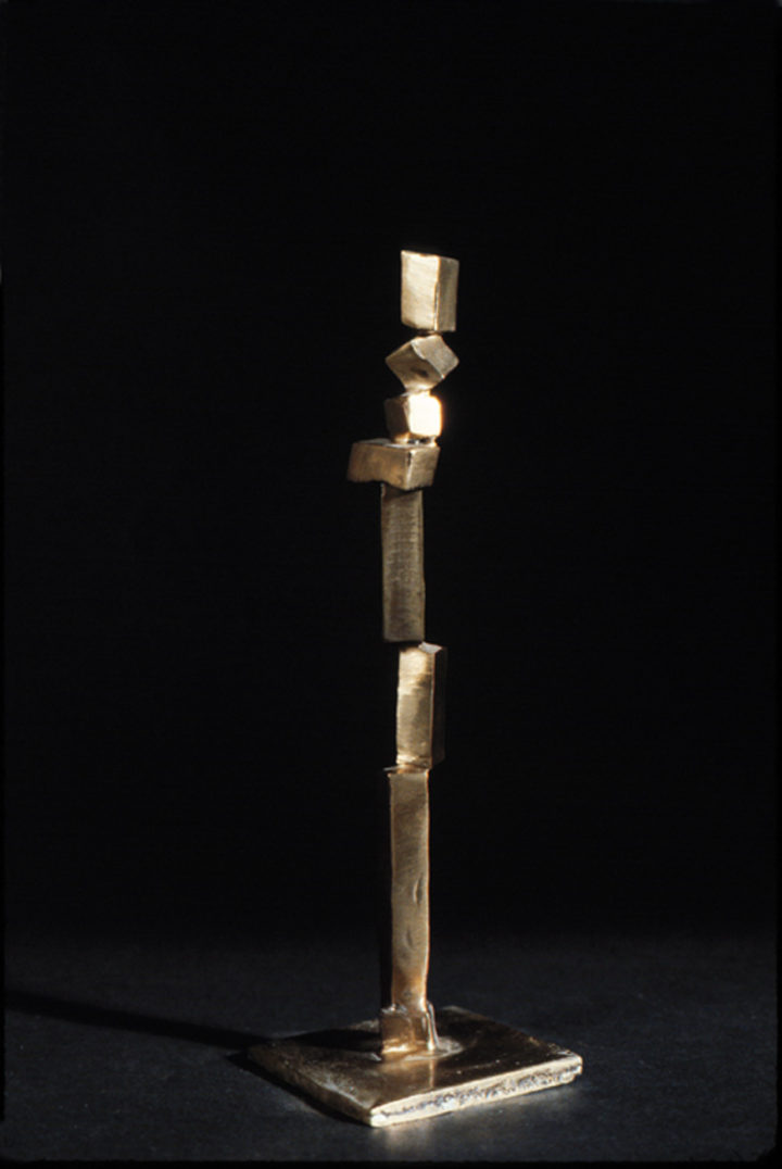 Bronzetto V, 1989, bronze, 20 x 8 x 8 cm. Collection of the artist.