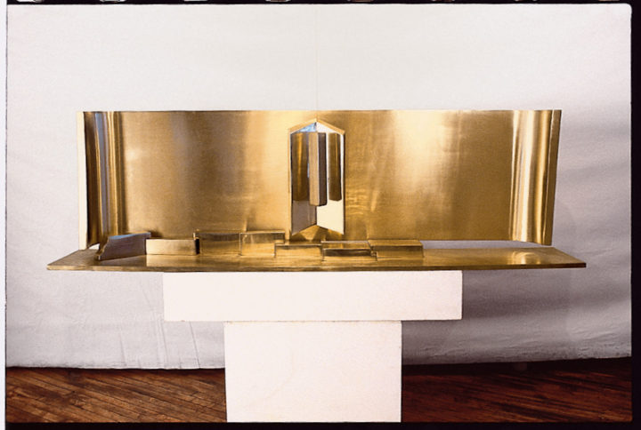 Proposal for the Richard J. Daley Memorial Tomb (maquette), Chicago, IL, 1978, bronze, dimensions unknown. Collection of the Italian Cultural Center at Casa Italia, Stone Park, IL, USA, 1978.