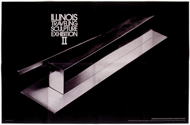 Illinois Traveling Sculpture Exhibition II, Illinois Arts Council tour, 1978–1979. Group exhibition poster (features the sculpture Mating of Forms, 1977).