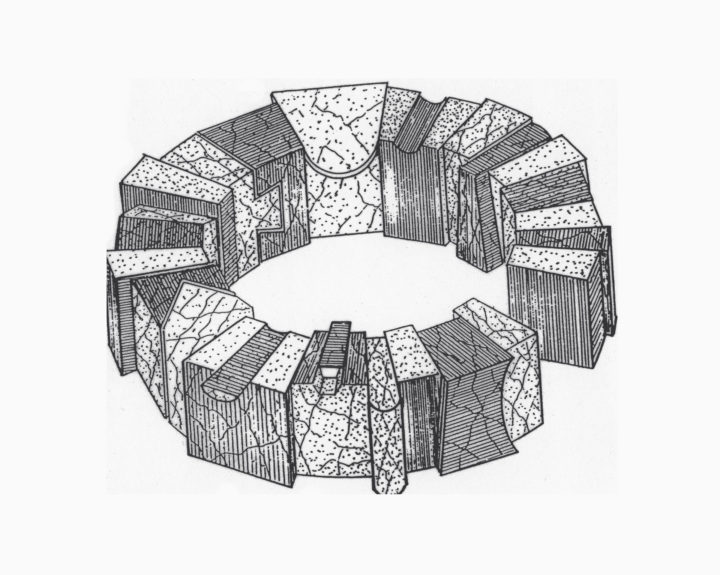 Interlocking, 1995, etching, 28 x 39.5 cm. Collection of the artist.
