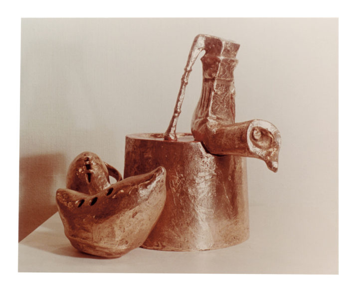 Tentazione, 1966, Painted bronze, 30 x 33 x 28 cm. 	Collection of artist.