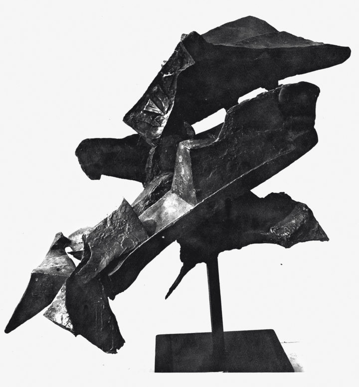 Volo tragico I, or Tragic Flight, 1963, Bronze, 135 x 90 x 110 cm.
Collection of the High Museum of Modern Art, Atlanta, GA, 1966.